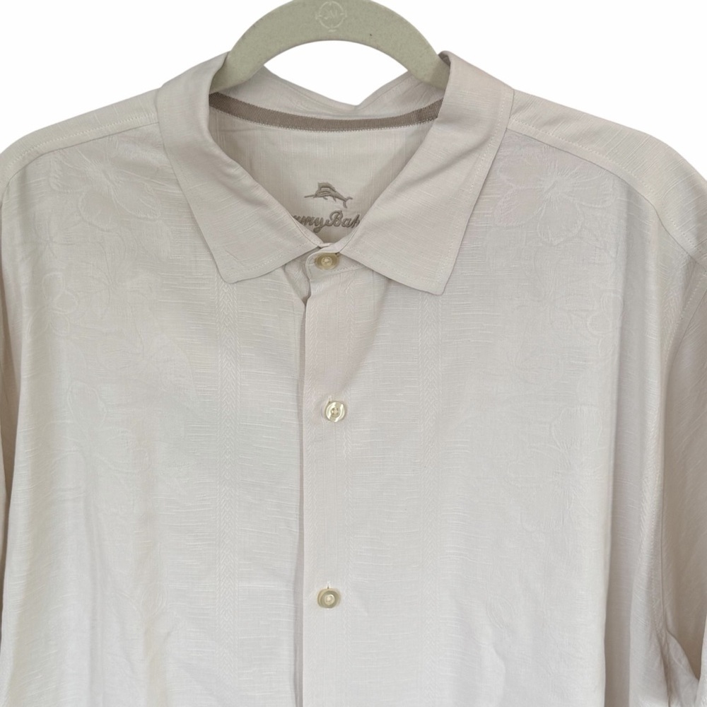 Tommy Bahama Cream Button Down Shirt - Picture 4 of 6
